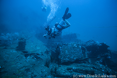 HMS Hermes diver